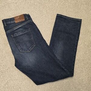Rodd & Gunn R&G 1946 Buffelhead‎ Jeans Mens 34x32 Straight Slim Dark Wash